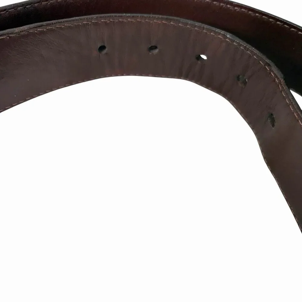 W.Kleinberg for Neiman Marcus Brown Leather Belt Men’s 40